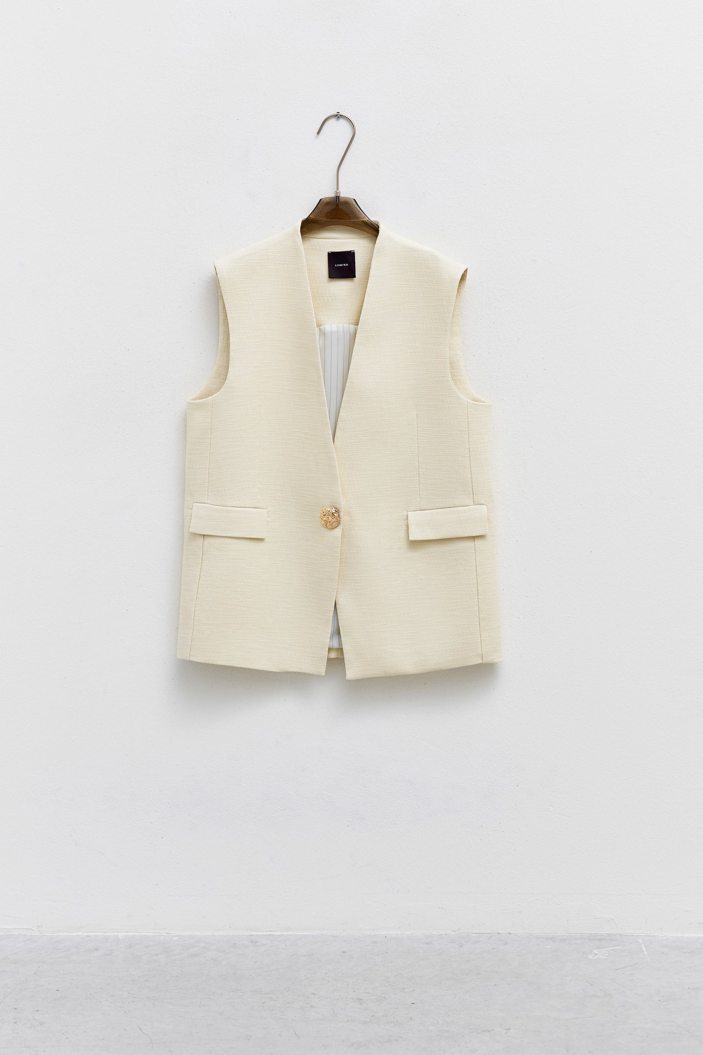Gilet Over in Cotone
