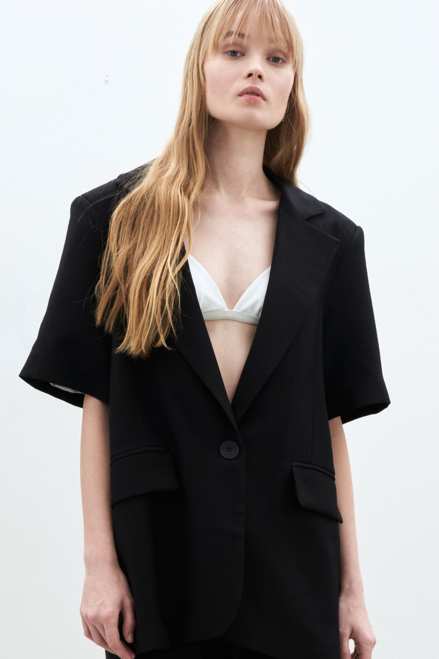 Blazer Maniche Corte
