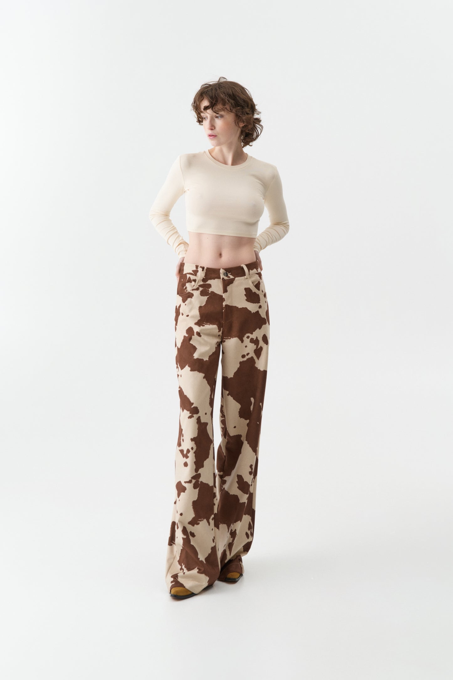 Pantalone Ecosuede Mucca
