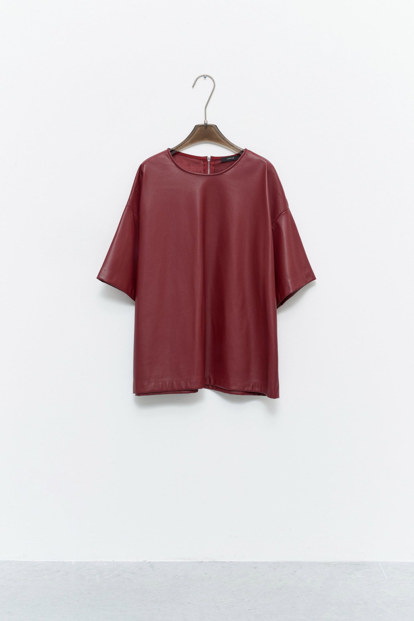 Blusa in Ecopelle