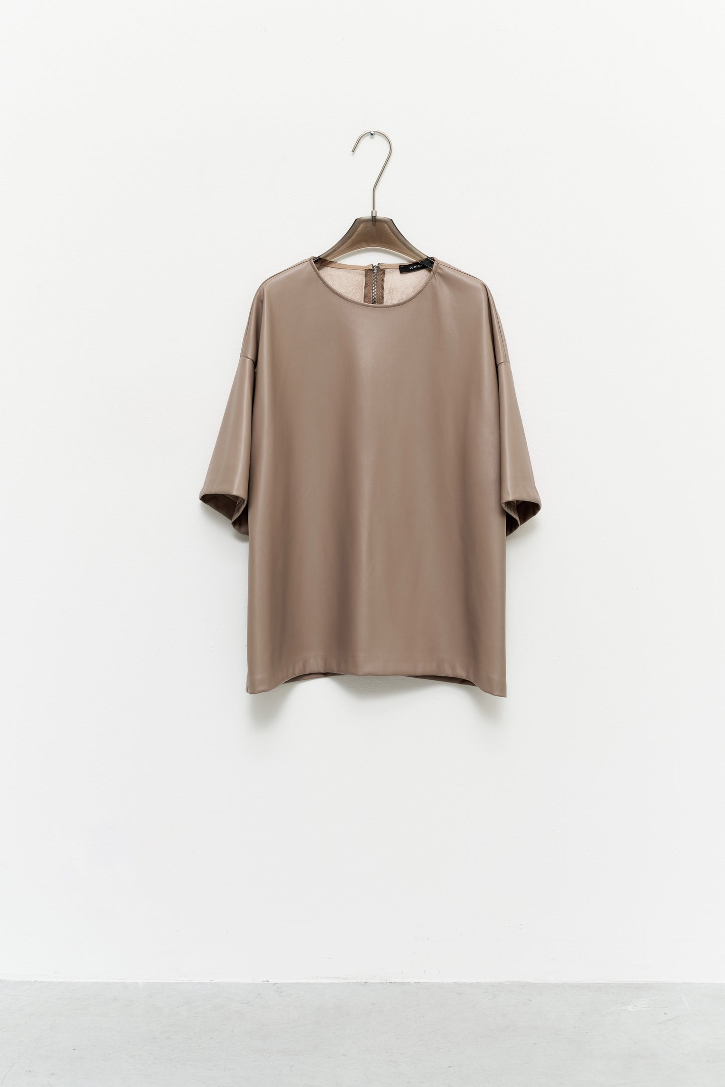 Blusa in Ecopelle