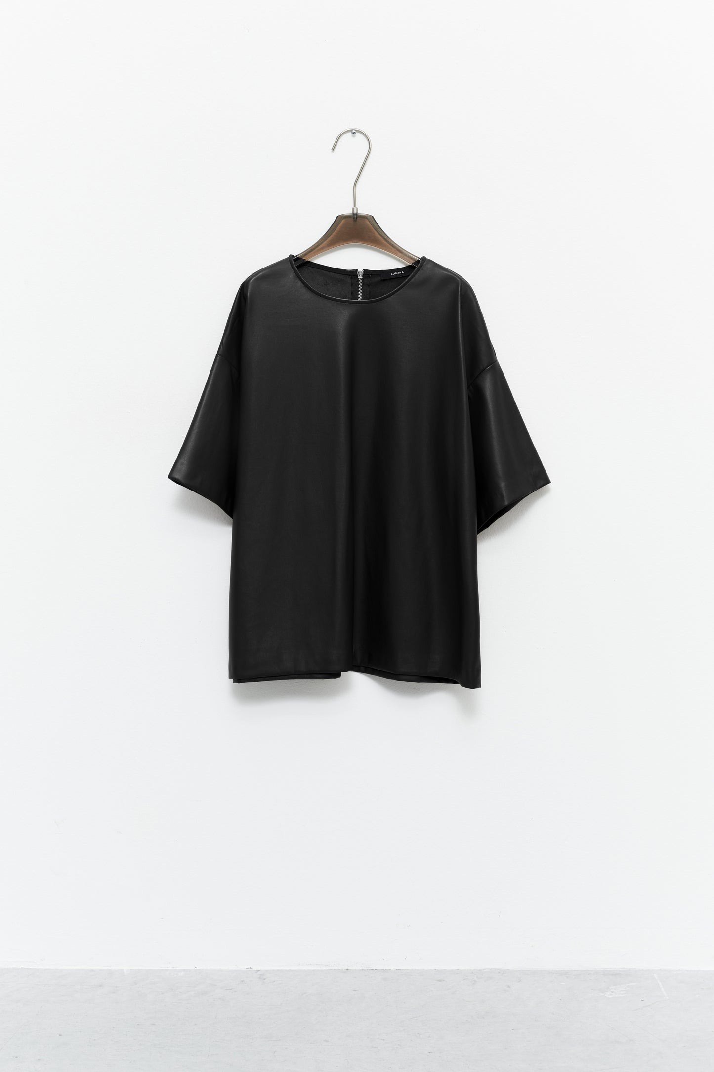 Blusa in Ecopelle