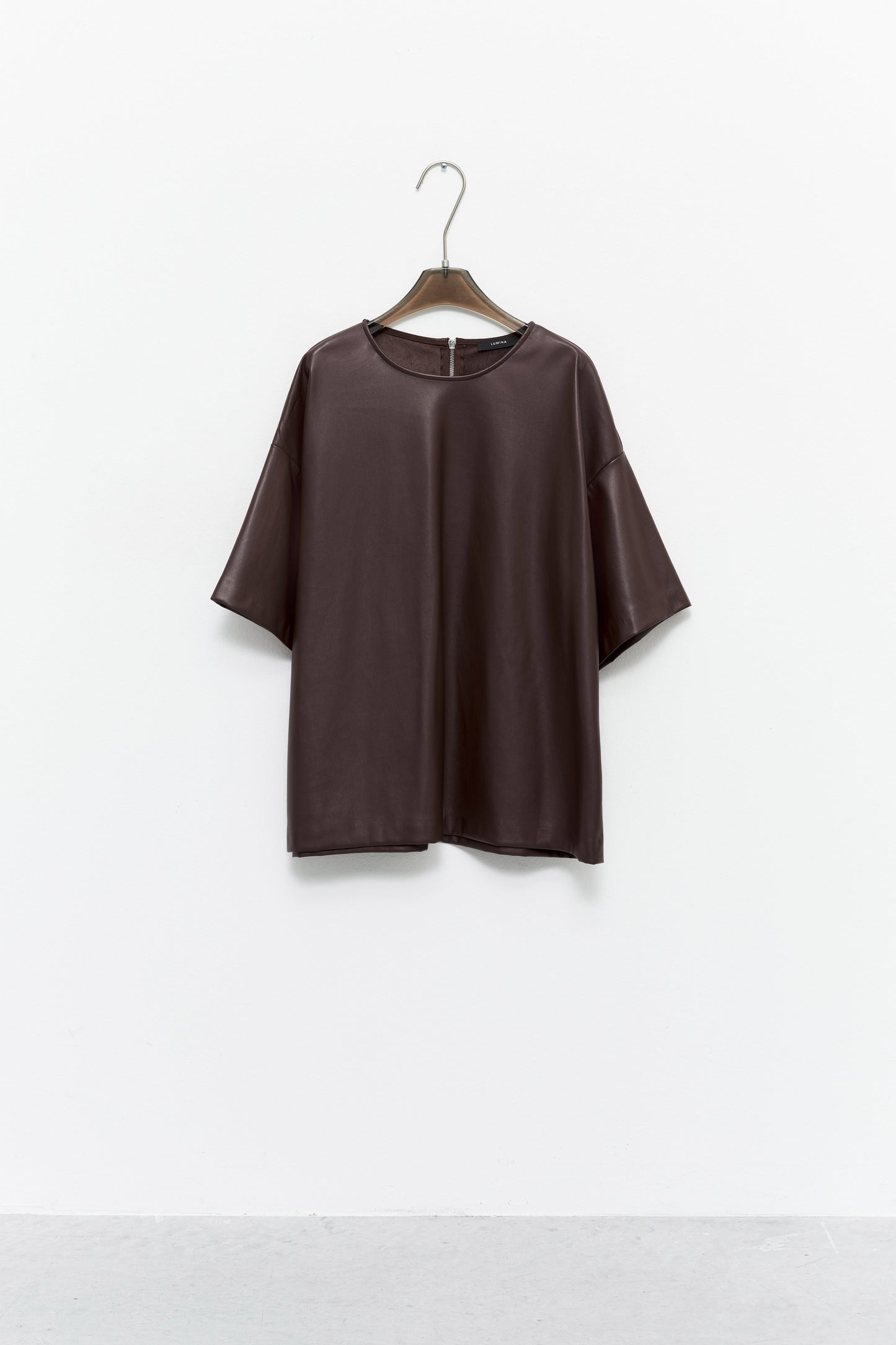 Blusa in Ecopelle